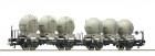 47373 Roco Double unit Flat car with special containers